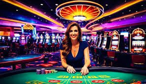 Live casino lobby with real dealers streaming on sky234